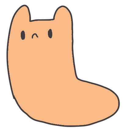 A cartoon slug